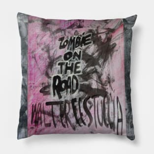 Zombie on the road the book Pillow