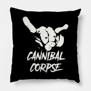 cannibal  horn sign Pillow