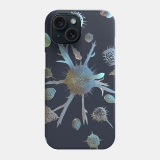 Radiolaria and Foraminifera Phone Case