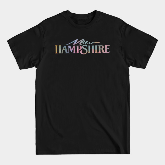 Discover New Hampshire Tie Dye Vintage License Plate Design - New Hampshire - T-Shirt