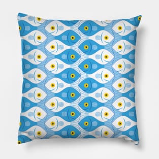 Escher fish style III Pillow