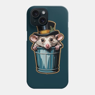 Trash Possum Embroidered Patch Phone Case