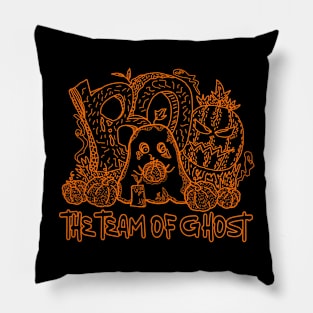 The Team Of Ghost - Happy Halloween Pillow