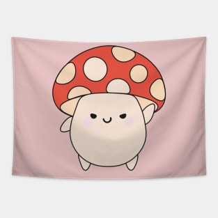 Cute kawaii inspired mushroom Tapestry