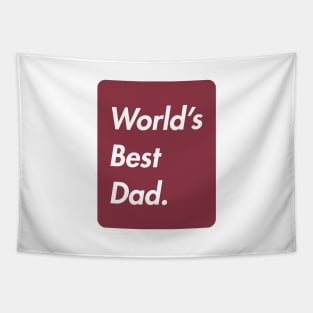 world's best dad Tapestry