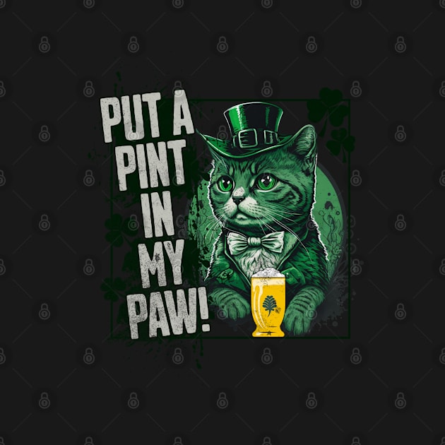 Irish cat st Patrick’s day by Polynesian Vibes