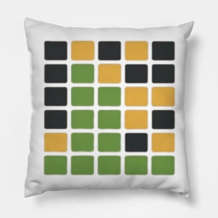 Wordle fun game puzzle Pillow