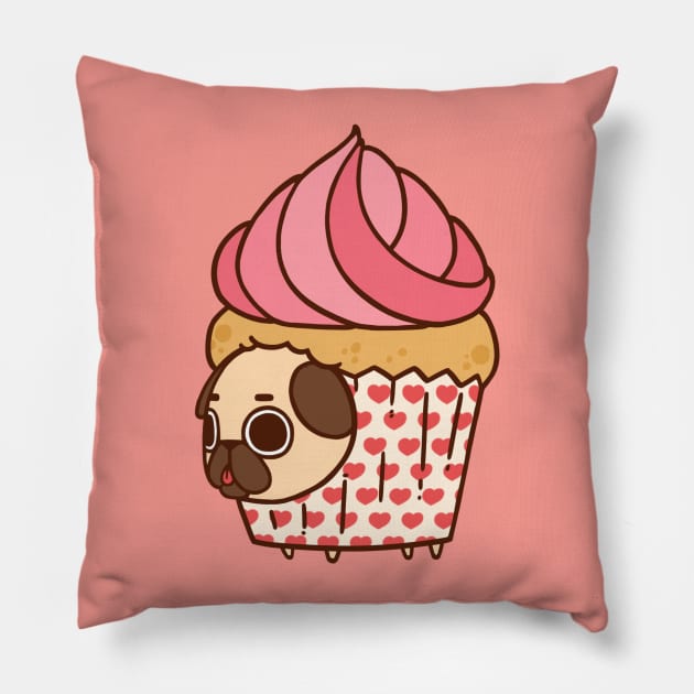 Cupcake Puglie Pillow by Puglie Pug 