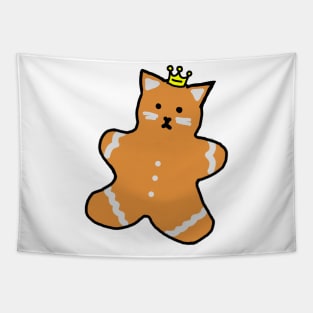 Gingerbread Arthur Cat Tapestry