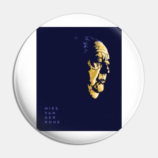 Mies van der Rohe Poster Pin