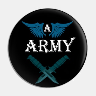 orange army Pin