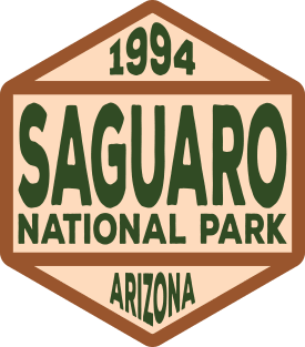 Saguaro National Park badge Magnet