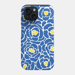 Ukraine flag color pattern Phone Case