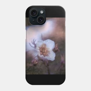 White flower in the night Phone Case