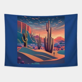 Abstract Desert Landscape Tapestry