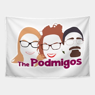 Pink Podmigo Design Tapestry