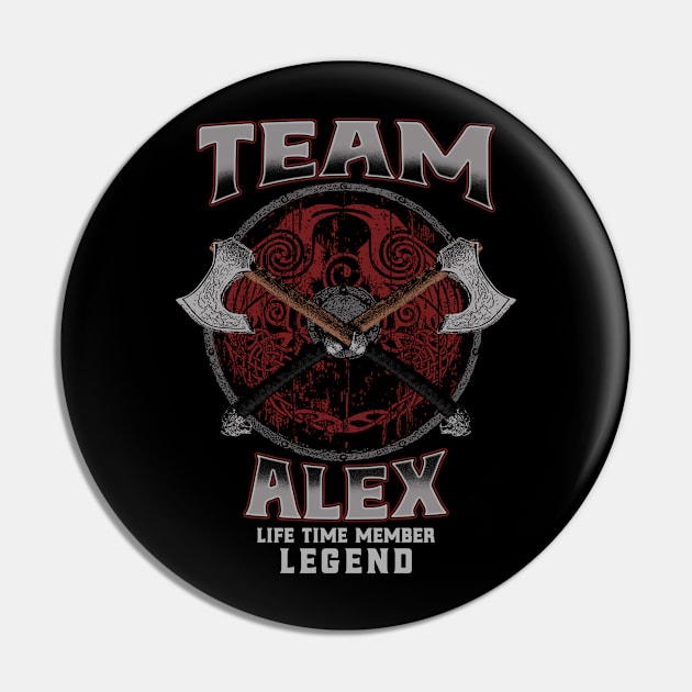 Alex - Life Time Member Legend Pin by Stacy Peters Art