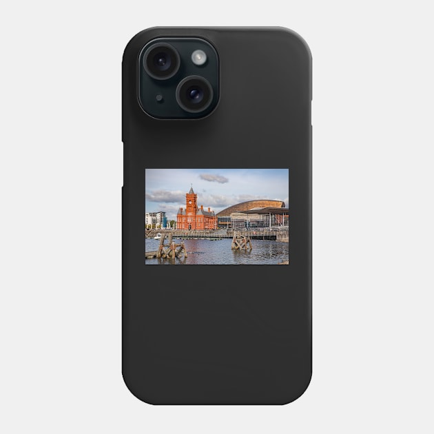 Mermaid Quay, Cardiff Bay, Wales Phone Case by dasantillo