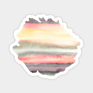 Gradient Watercolor Coral mauve Magnet