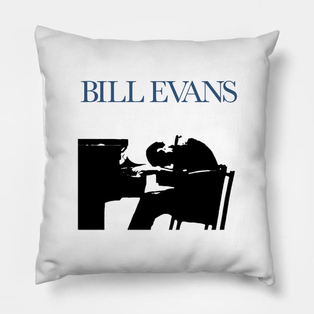 Bill Evans Pillow by vivalarevolucio