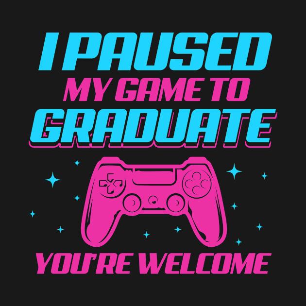 Funny gamer graduation gift by Shirtttee