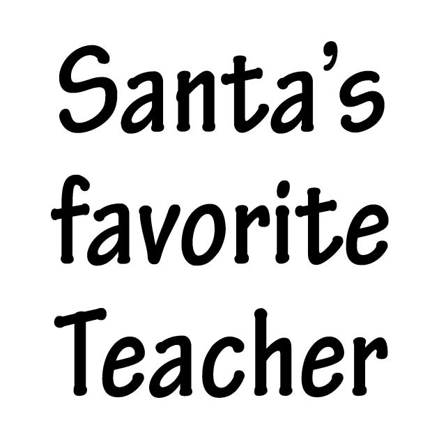 Santa's Favorite Teacher by PeachAndPatches