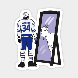 Auston Matthews Mirror GOAT Magnet