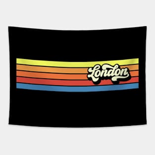 London England UK Retro Vintage Design 70s 80s Tapestry