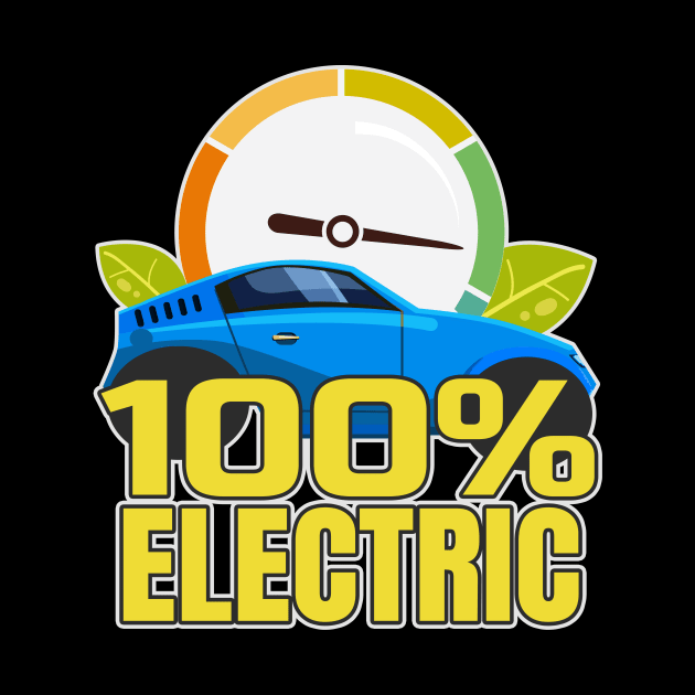 Electric Car E-Car Statement by Foxxy Merch