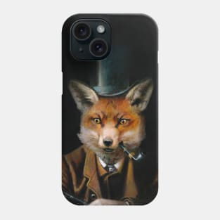 Dapper Victorian Fox Phone Case