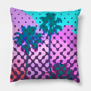 Summertime Palms Pillow
