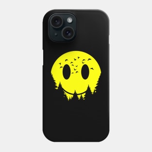 Yellow happy smiley face Phone Case