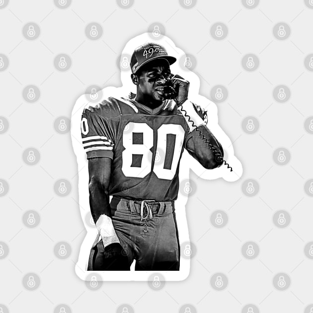 Jerry Rice - Flash 80 Magnet by Zluenhurf