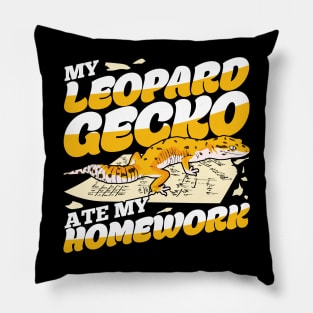 My Leopard Gecko Ate My Homework Pillow