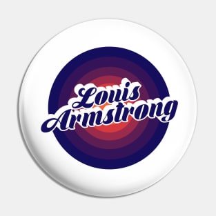 LOUIS ARMSTRONG - BLURN CIRCLE Pin