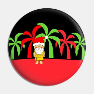 Tropical Christmas Pin