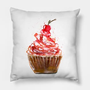 Cherry Cupcake Pillow