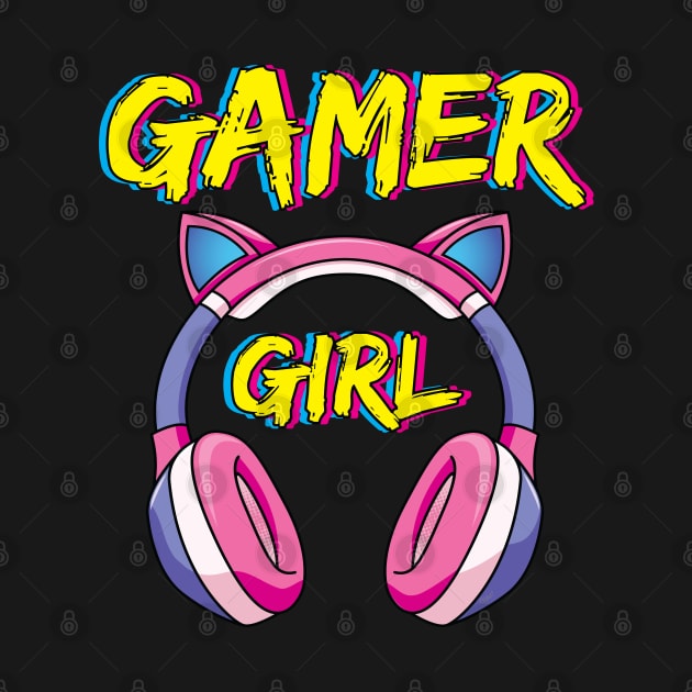 Gamer Girl Gaming Girl by Pennelli Studio