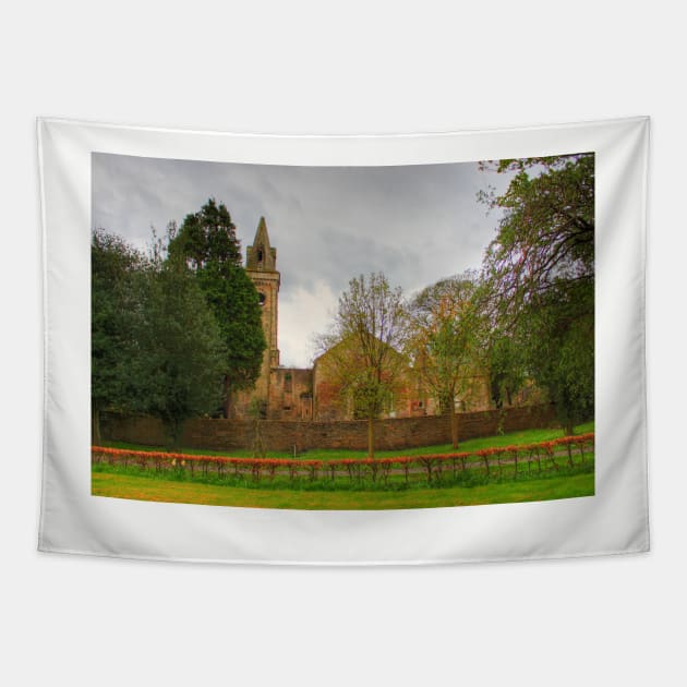 Carriden Old Church II Tapestry by tomg