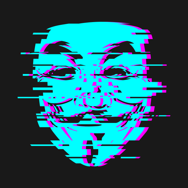 Anon Glitch Blue by Starquake