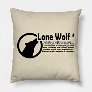 Lone Wolf * Pillow