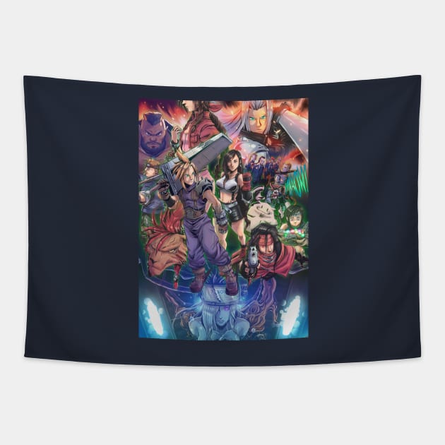 Final Fantasy VII Tapestry by Malchion