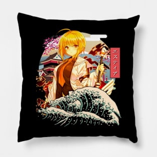 The SoulReaper's Legacy Anime-Inspired SoulWorkers Tee Pillow