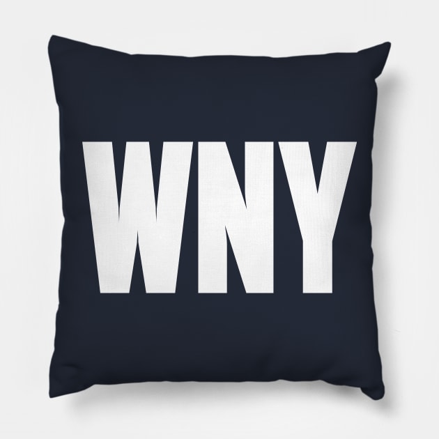 Buffalo NY Western New York WNY Classic 716 Pillow by PodDesignShop