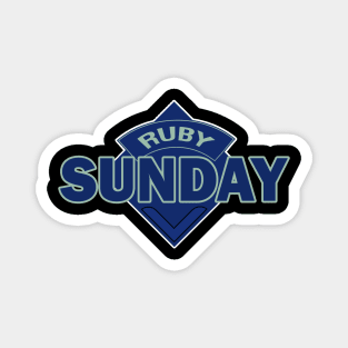 Ruby Sunday - Doctor Who Style Logo Magnet