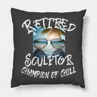 Retired Sculptor Pillow