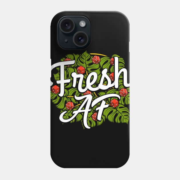 Fresh AF Leafy Phone Case by freshafclothing