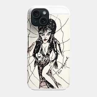 Elvira Mistress of the Dark Cassandra Peterson Phone Case