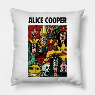 Monsters Party of Alice Cooper Pillow