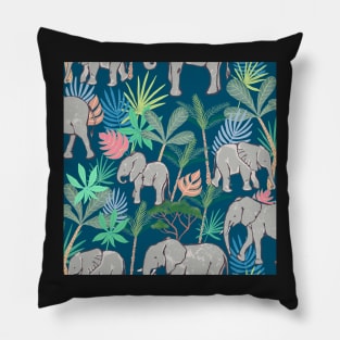 Elephant jungle Pillow